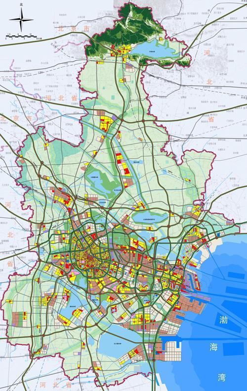 最新天津地图，揭示这座城市的全新面貌