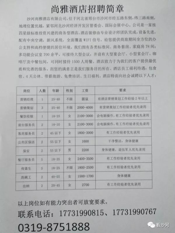 滑县最新招聘信息概览